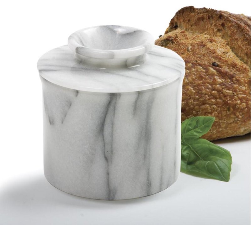 Marble Butter Crock