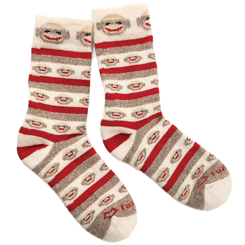 Children's Sock Monkey Socks - Small