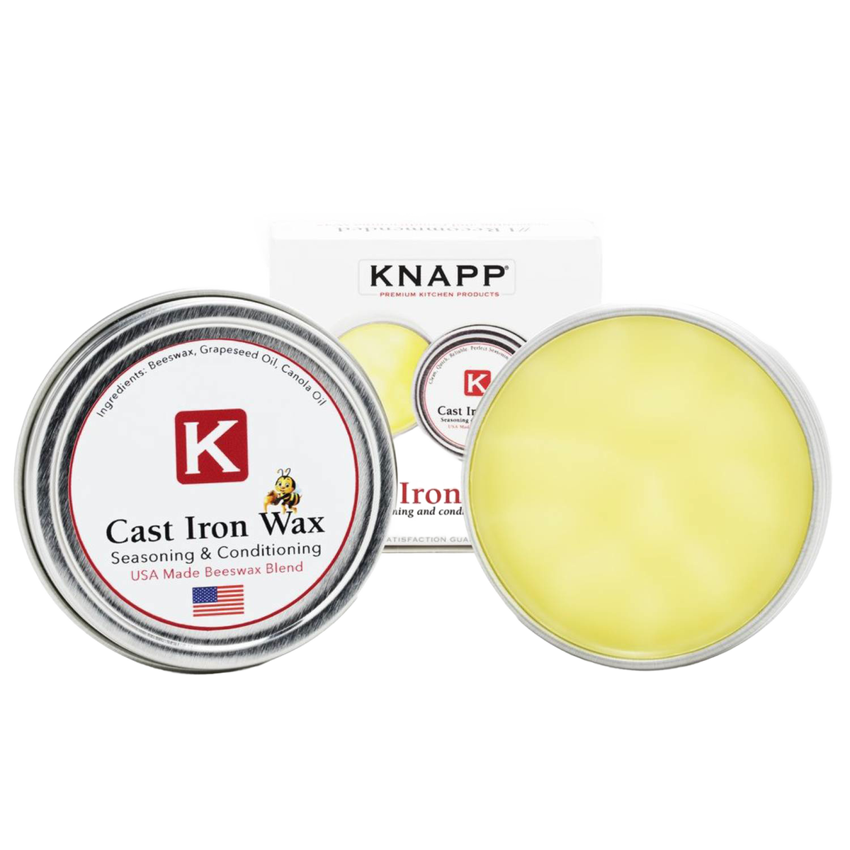 KNAPP Cast Iron Wax for Seasoning