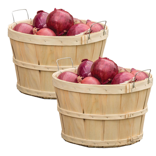 Old-Time Poplar Half Bushel Baskets