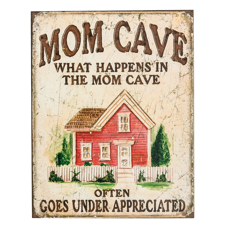 Mom Cave Sign