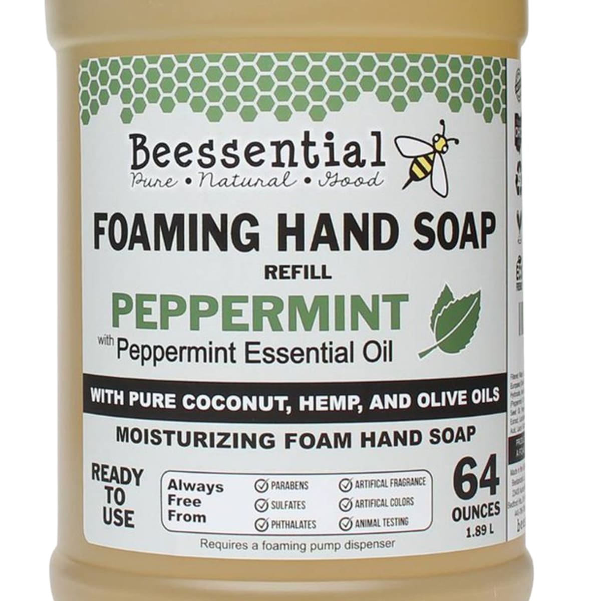 Beessential Foaming Hand Soap Refill - 64 oz