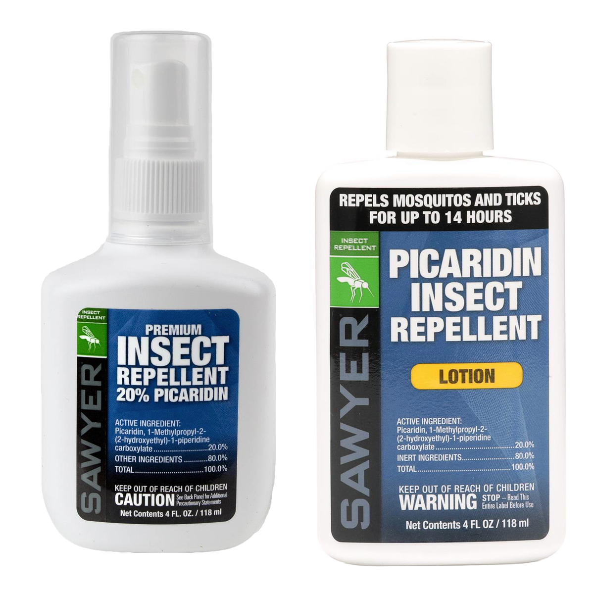 Premium Insect Repellent (20% Picaridin) - Spray & Lotion Pack