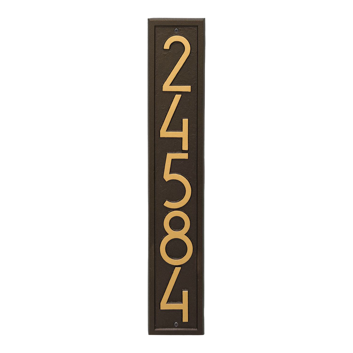 Whitehall Vertical Custom Wall Plaque - Aged Bronze