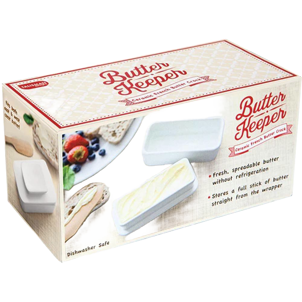 Ceramic Butter Keeper for Full-Stick Butter