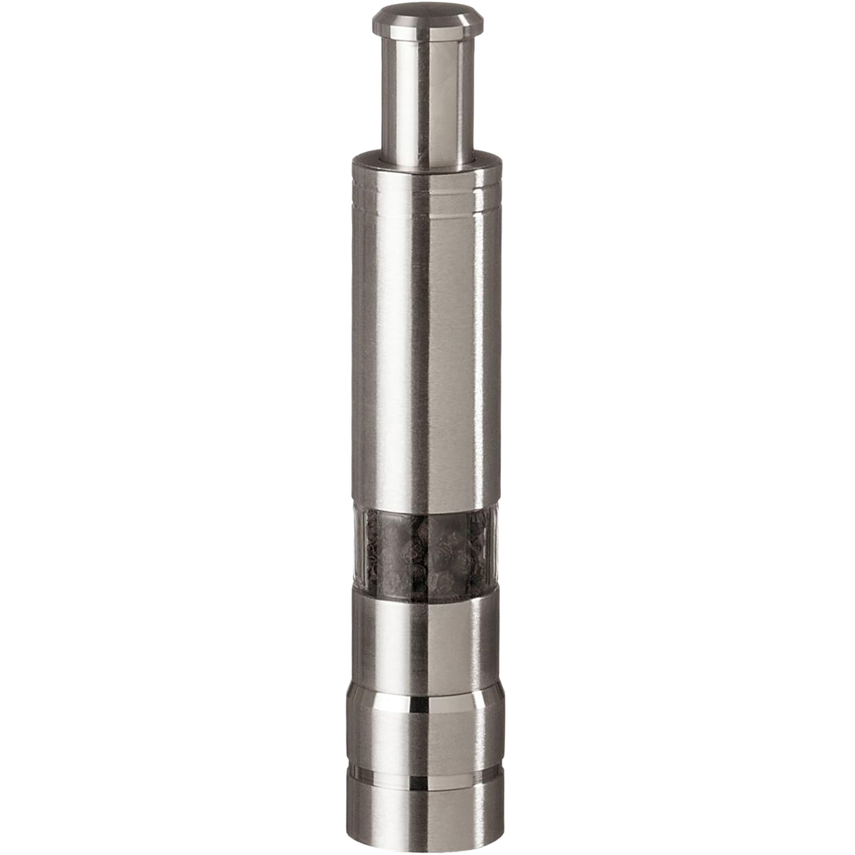 Pump and Grind Pepper Mill - Stainless Steel
