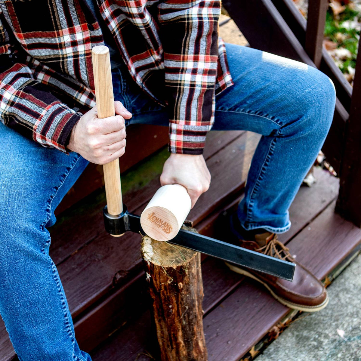 Lehman's Own Froe and Mallet Wood Splitting Set