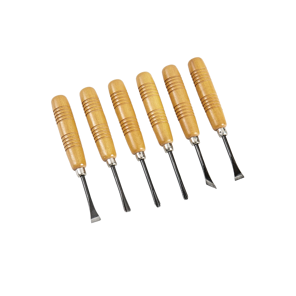 6-Piece Wood Carving Tool Set