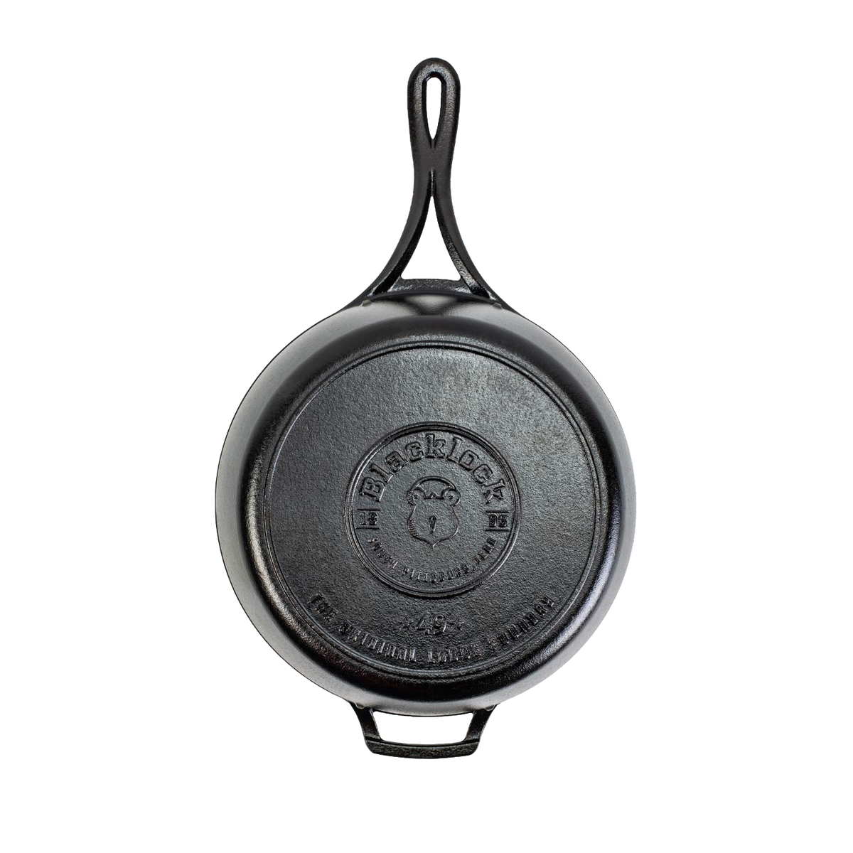 Lodge Blacklock Cast Iron Deep Skillet with Lid