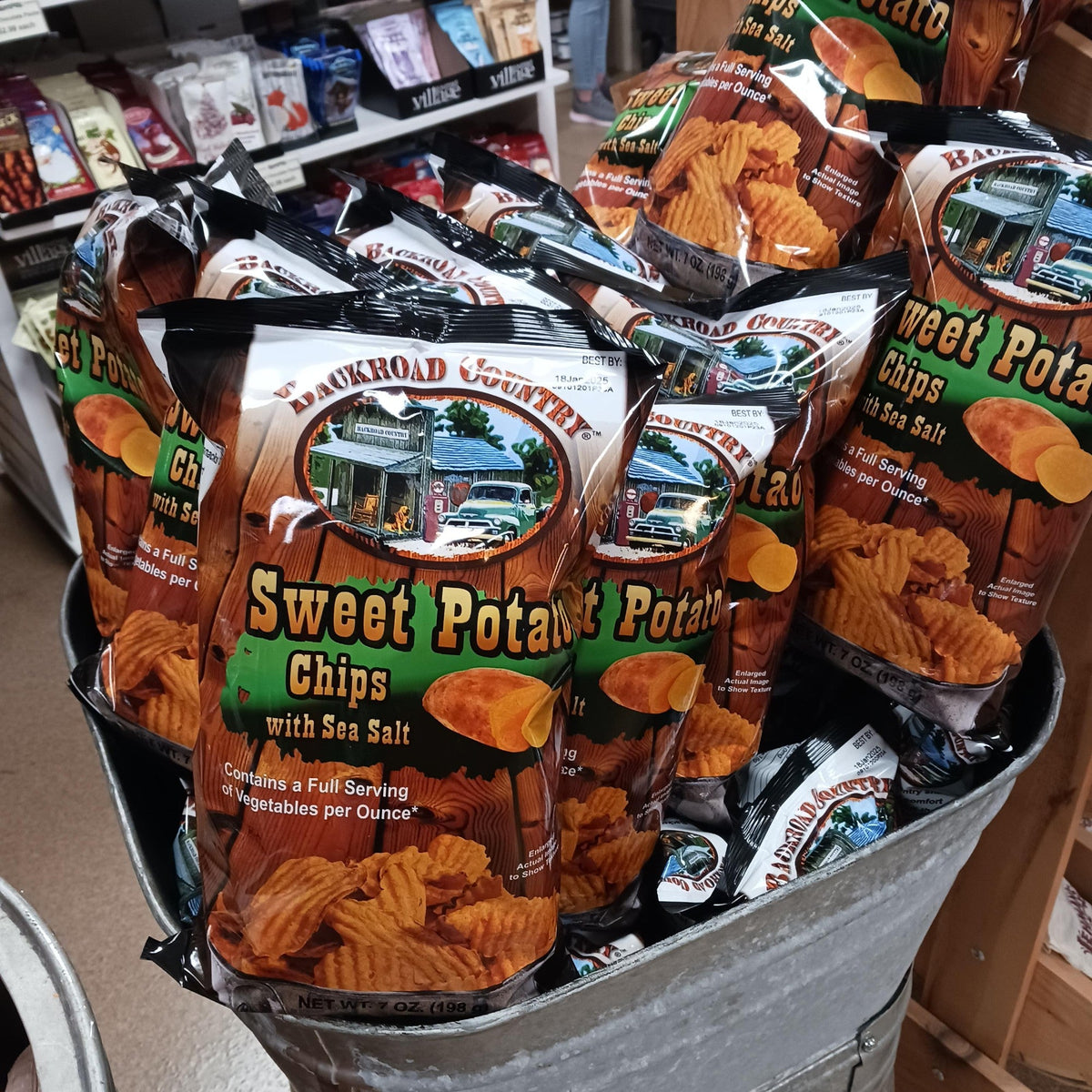 Sweet Potato Chips with Sea Salt - 3 Bags