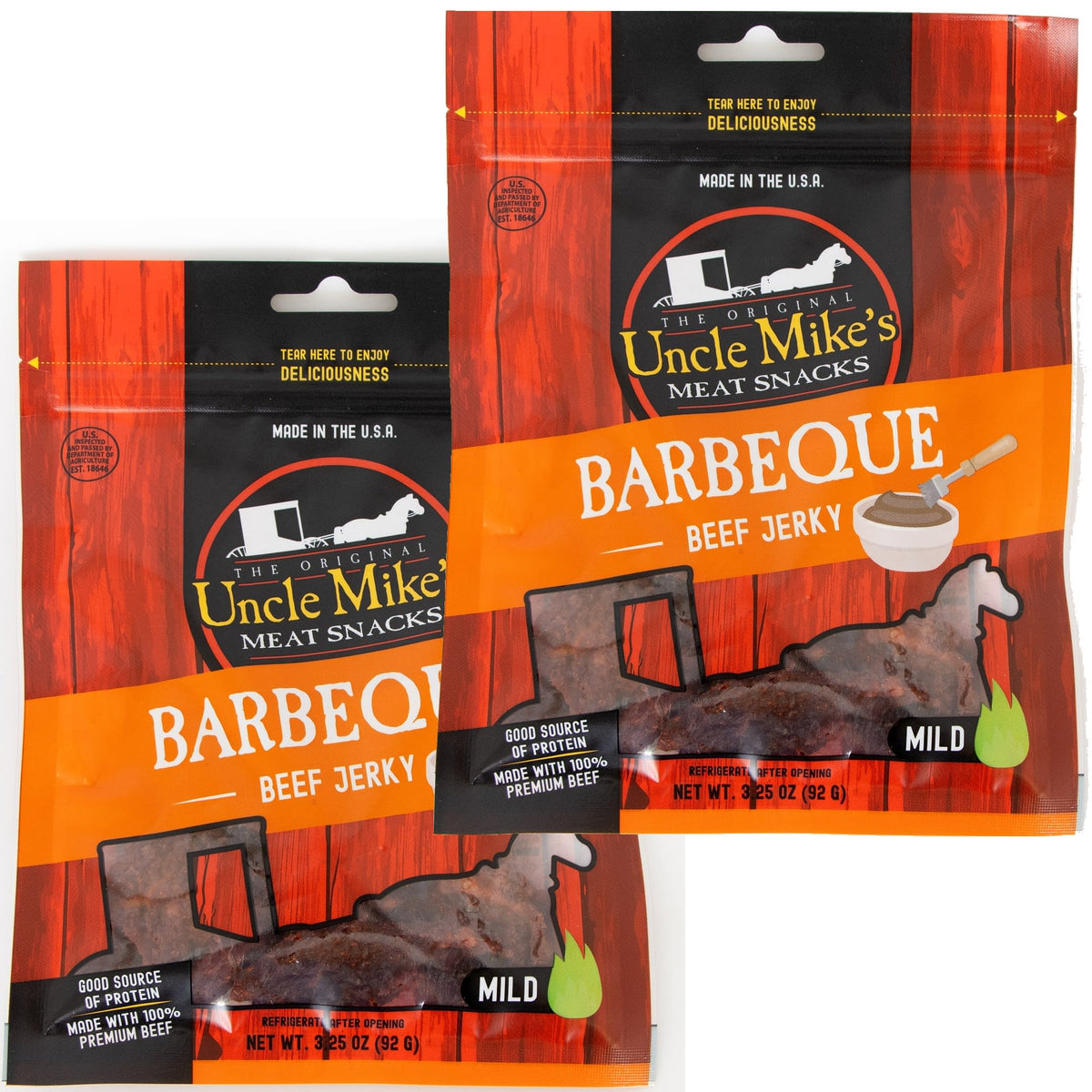 Traditional Beef Jerky - 2 Bags