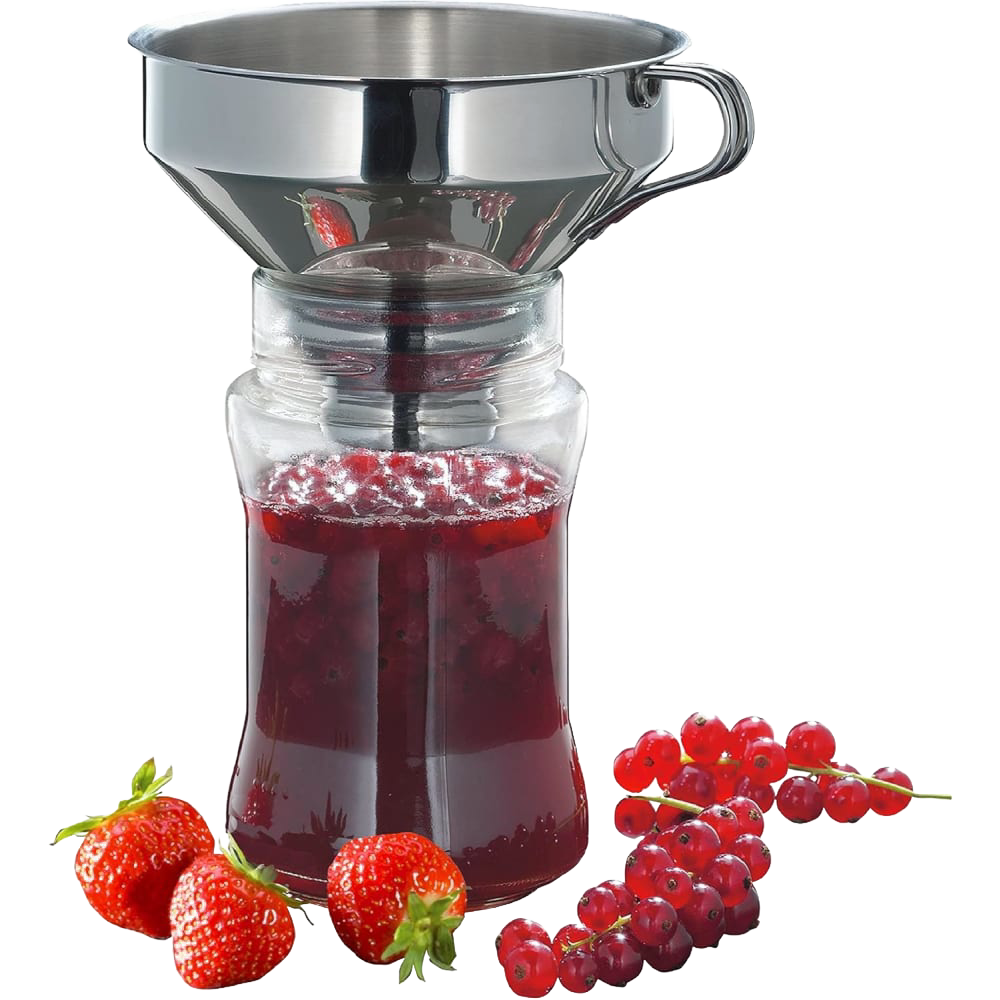 Stainless Steel Funnel with Removable Mesh Filter