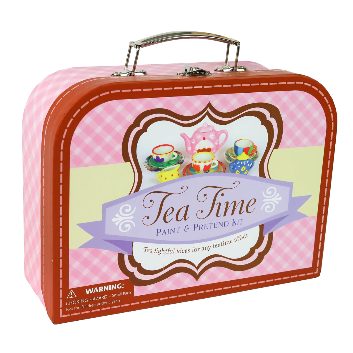 Tea Time Paint & Pretend Suitcase Art Kit