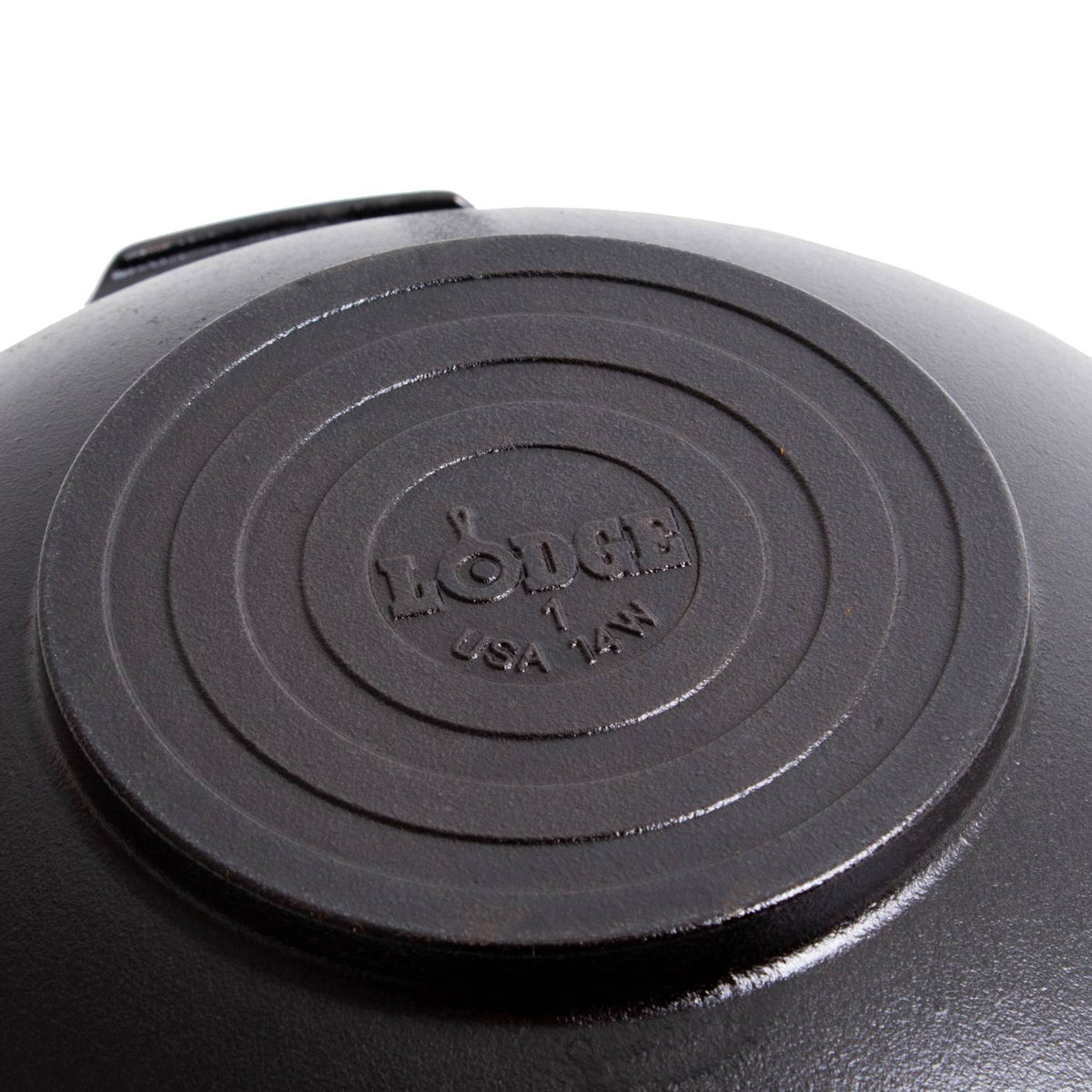 Lodge Cast Iron Wok with Wide Base