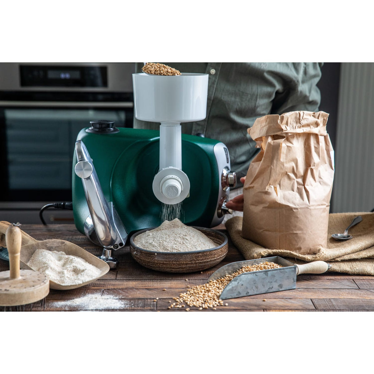 Ankarsrum Grain Mill Attachment for Stand Mixer