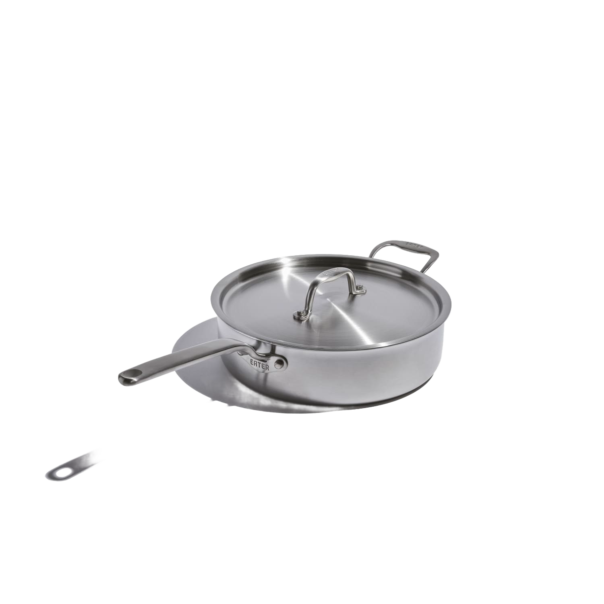 Heritage Steel Eater 4-Qt Saute Pan with Lid - Fully Clad