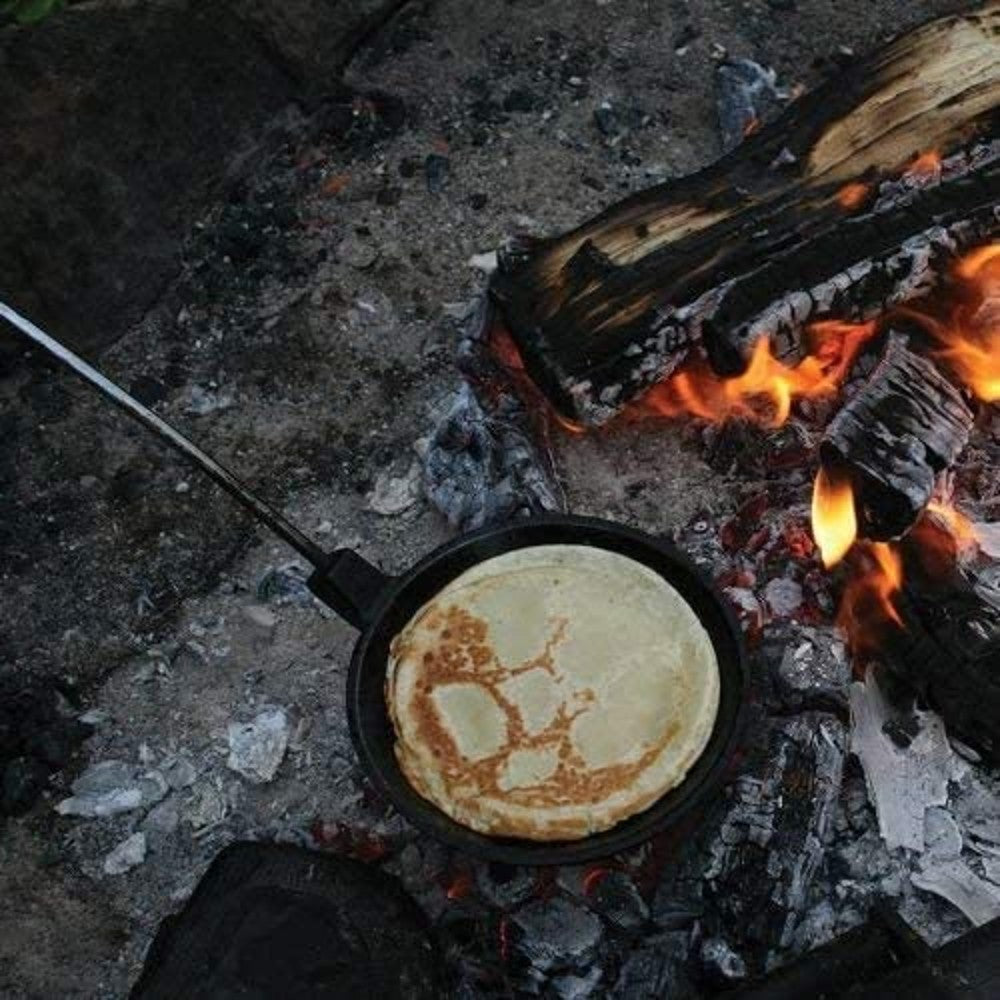 Long-Handled Campfire Skillet