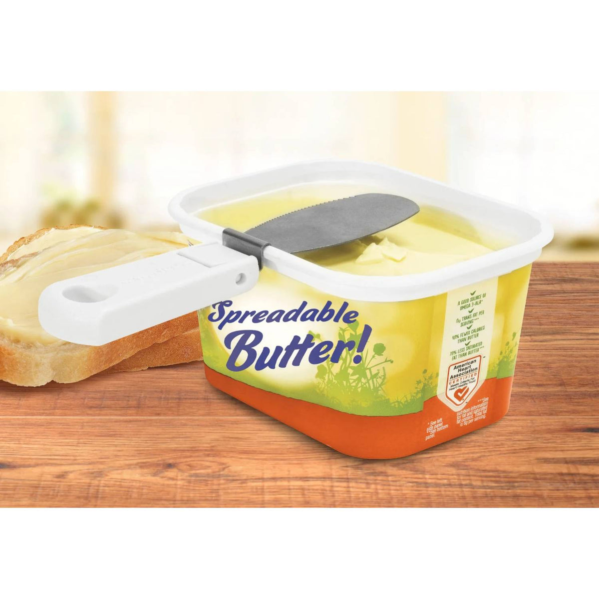 SnapAway Foldable, Attachable Butter Knife
