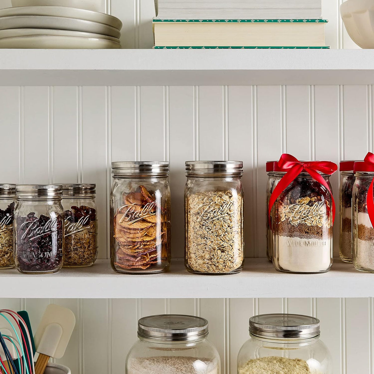 Ball Stainless Steel Jar Storage Lids - Wide Mouth (3)
