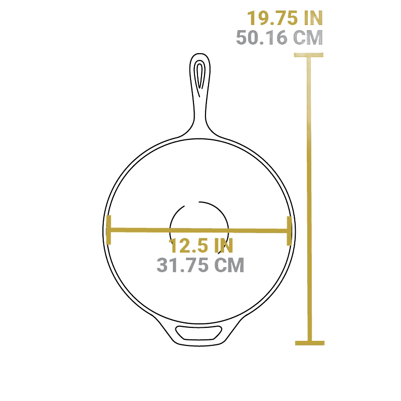 Lodge Chef Collection Cast Iron Wok - 12.5"