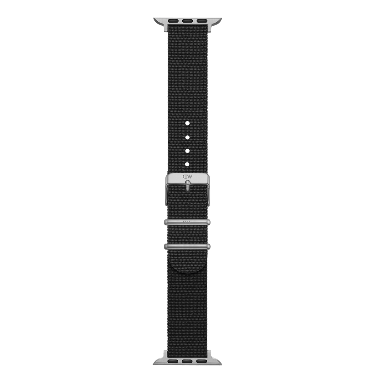 Smartwatch Strap Nato Silver