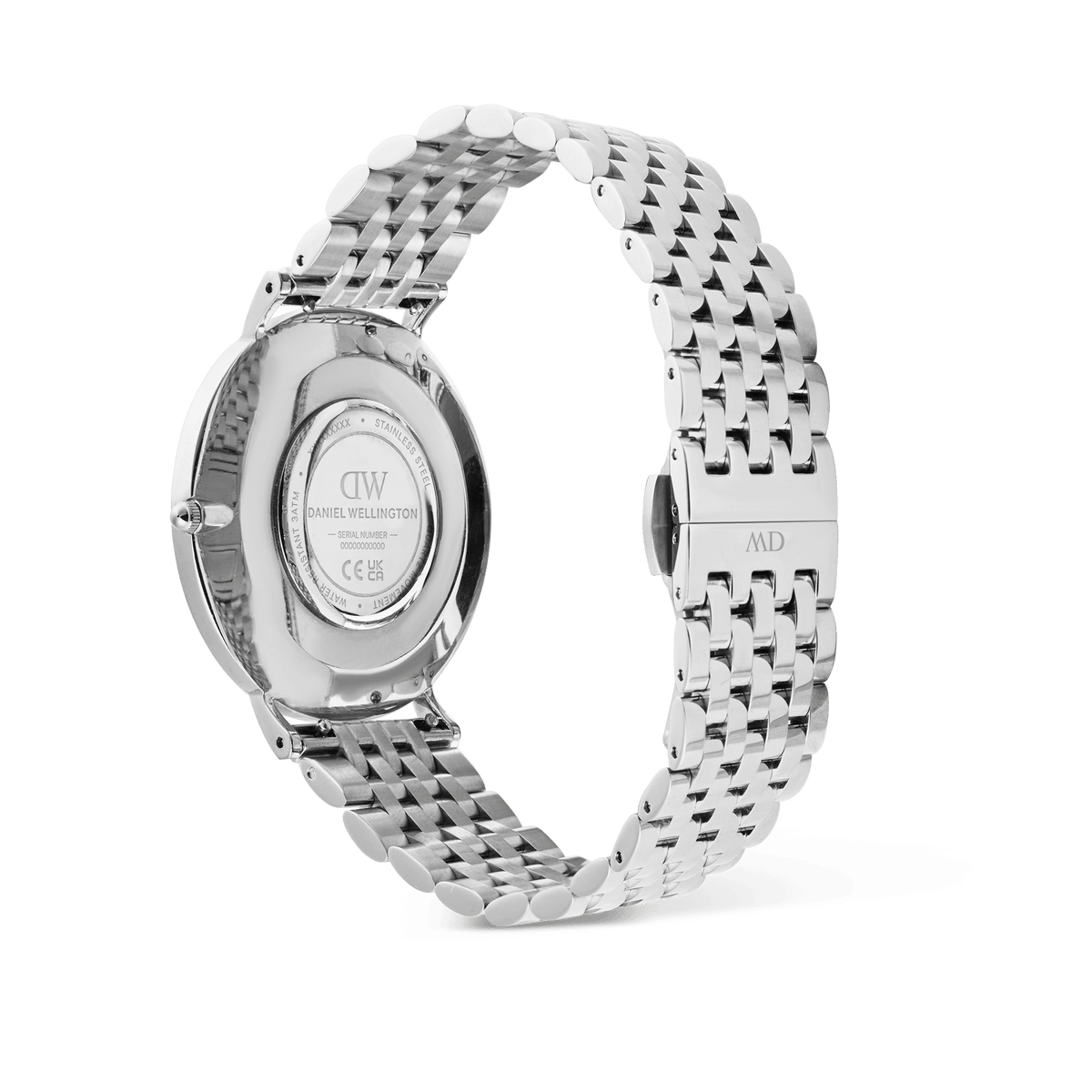Classic 7-Link Black Silver