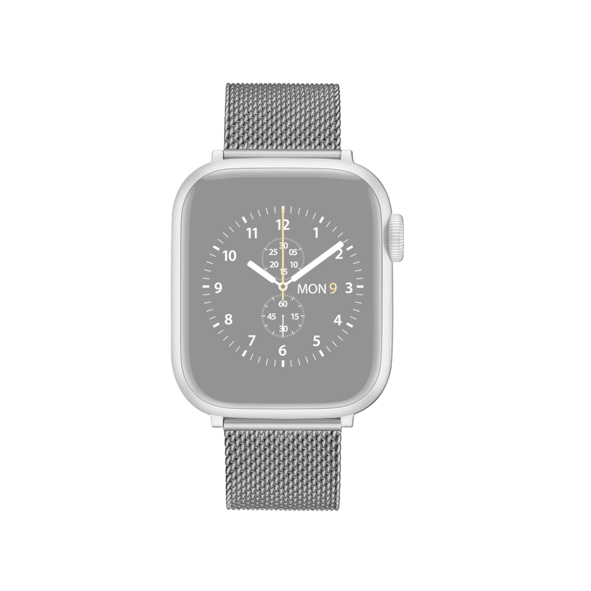 Smartwatch Strap Sandblasted Mesh Silver